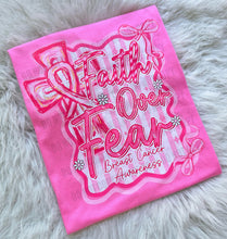 Load image into Gallery viewer, Faith Over Fear Cancer Awareness - WS
