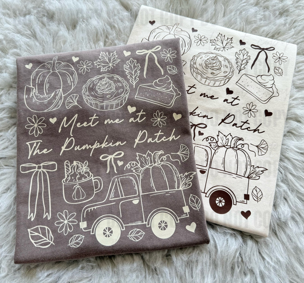 Pumpkin Patch Doodle -WS