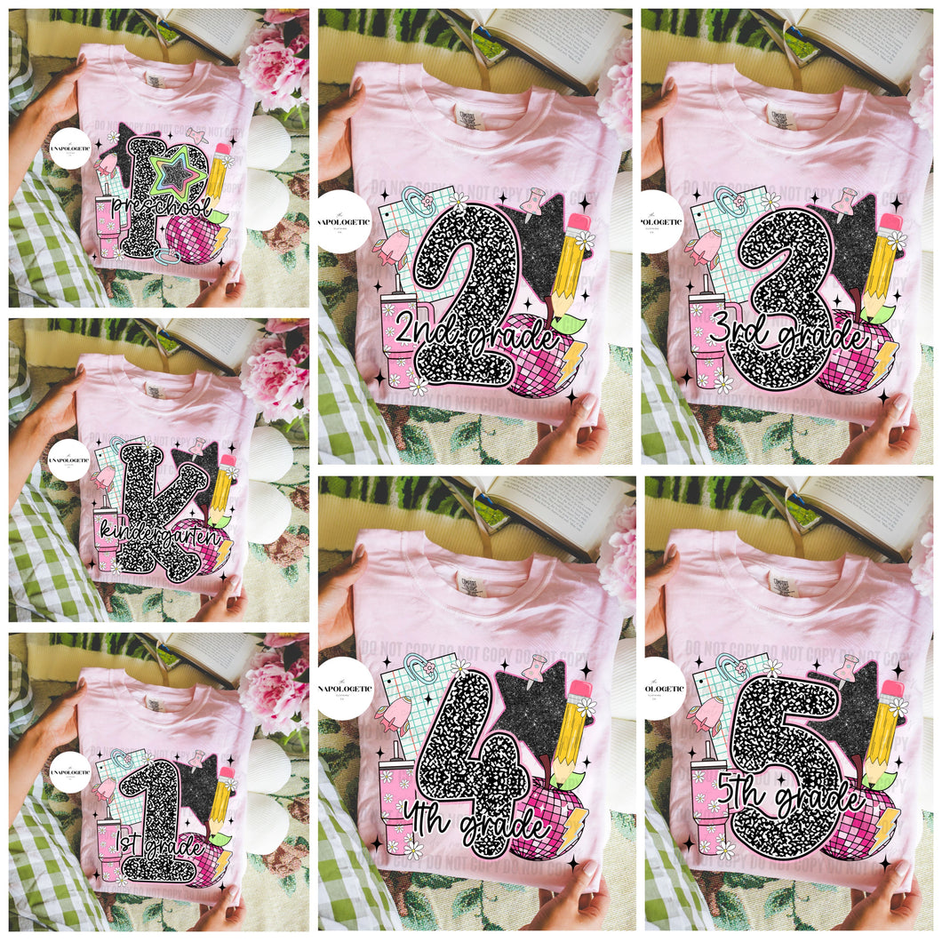 Composition Theme Grade Tees - WS