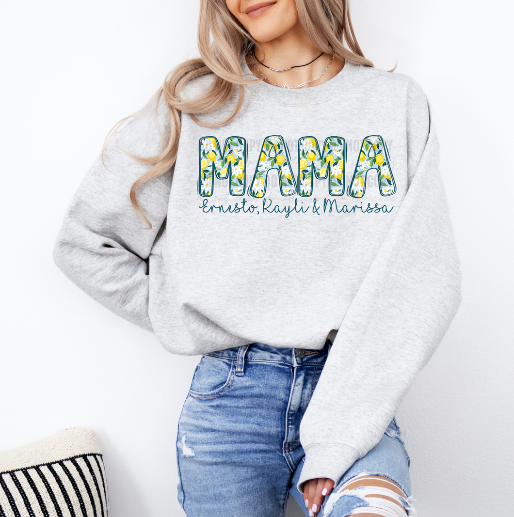 Blue Lemons Mama/Nana/Gigi/Etc Custom - WS