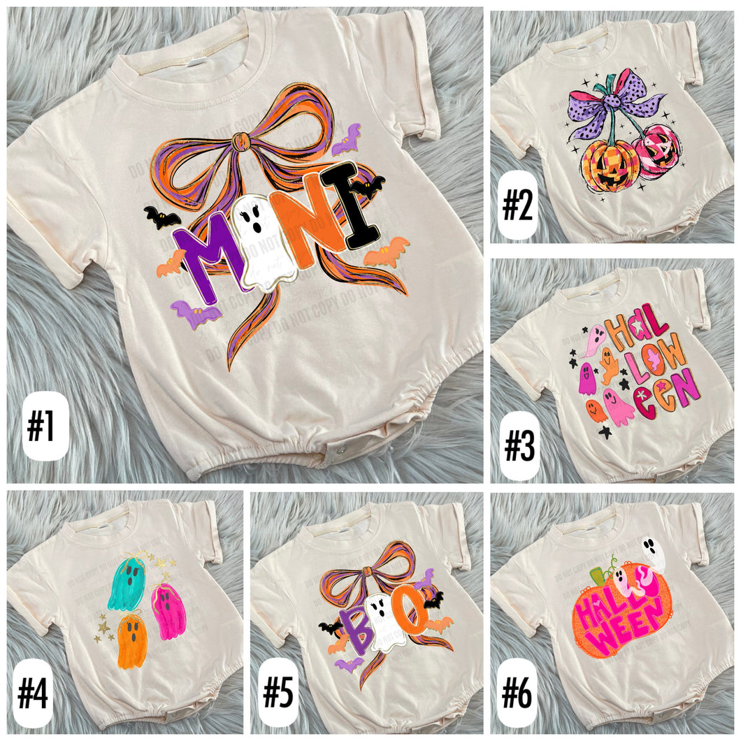 Bright Colored Halloween BUBBLES (SHORT SLEEVE & SWEATSHIRTS) - Toddler/Youth WS
