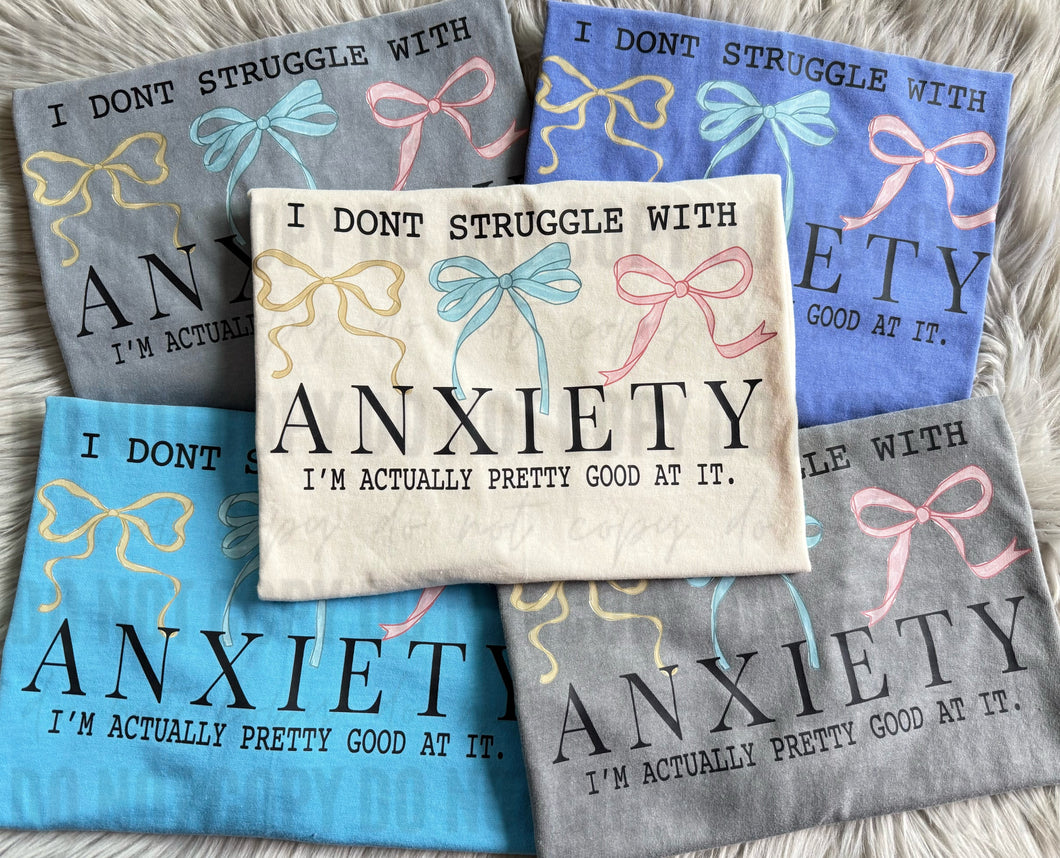 I don’t struggle with anxiety - WS