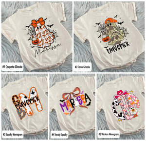 Custom Halloween BUBBLES (SHORT SLEEVE & SWEATSHIRTS) - Toddler/Youth WS