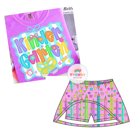 Color pencil skort*