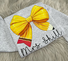 Load image into Gallery viewer, Coquette Teacher Bow -WS
